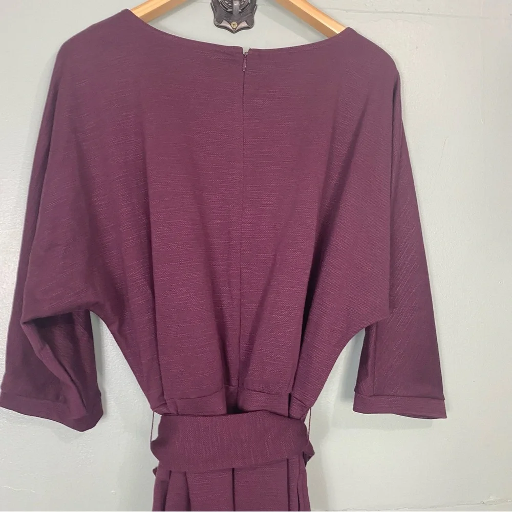 Anthropologie Sutton Pont Jumpsuit Purple Sz XL‎